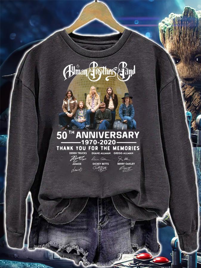 Allman Brothers Band 50th Anniversary Thank You For The Memories t-shirt sweatshirt