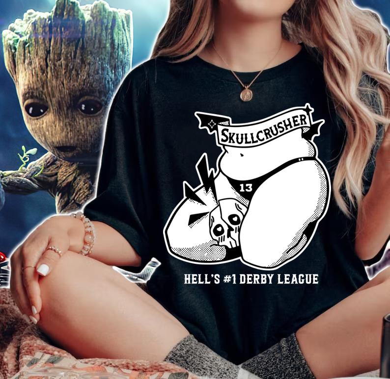 Jijidraws Skullcrusher t-shirt woman shirt