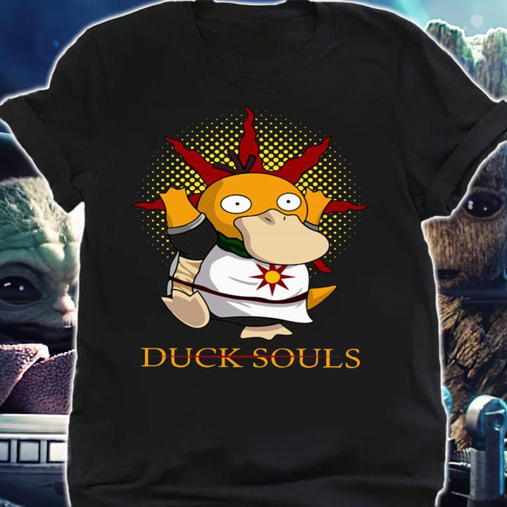 Duck Souls Praise The Sun Dark Souls And Pokemon t-shirt shirt
