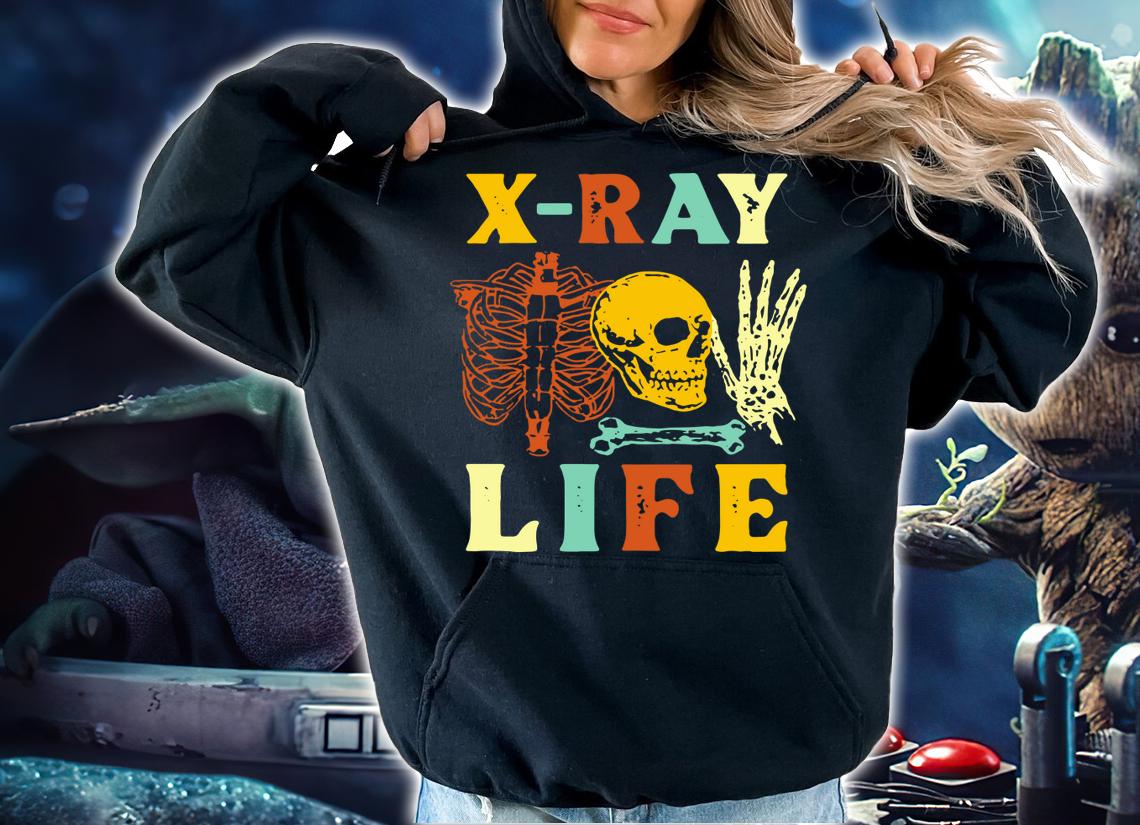 X Ray Life Radiology t-shirt hoodie