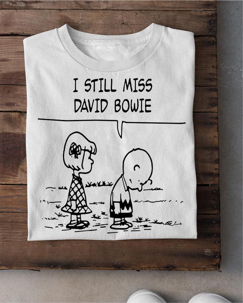 Charlie Brown I Still Miss David Bowie t-shirt shirt