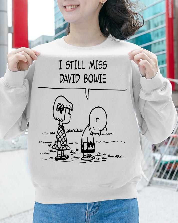Charlie Brown I Still Miss David Bowie t-shirt sweatshirt
