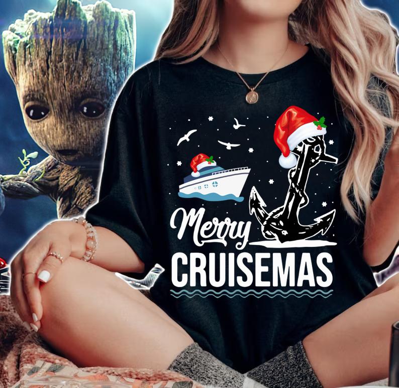 Merry Cruisemas Cruise Christmas t-shirt woman shirt