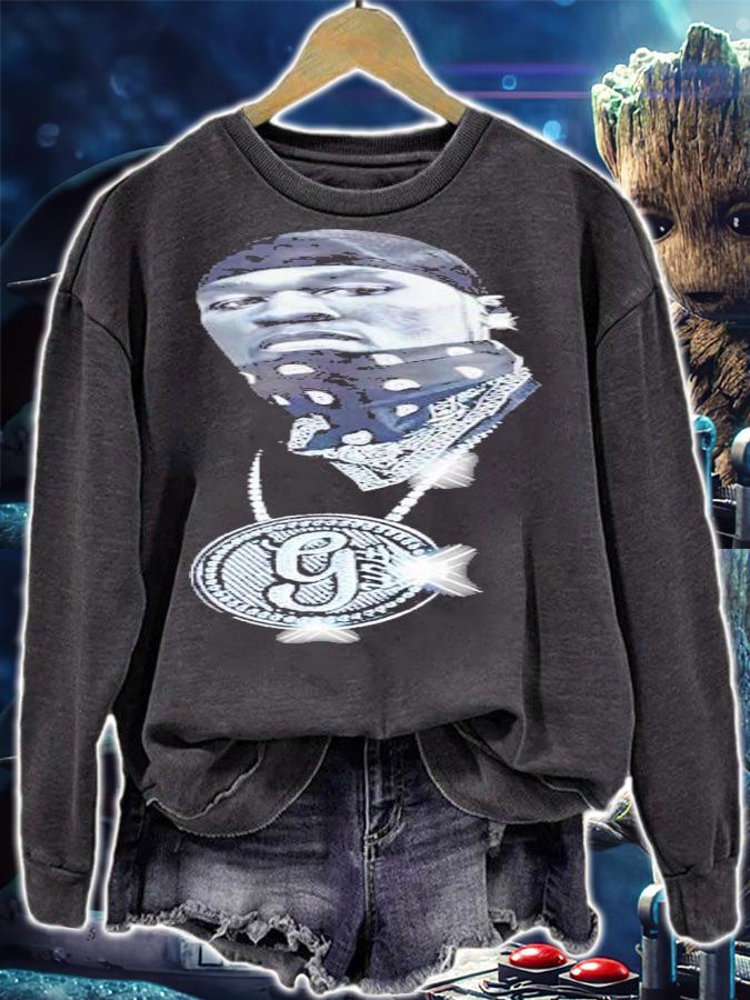 Drake Wearing 50 Cent G-Unit t-shirt sweatshirt