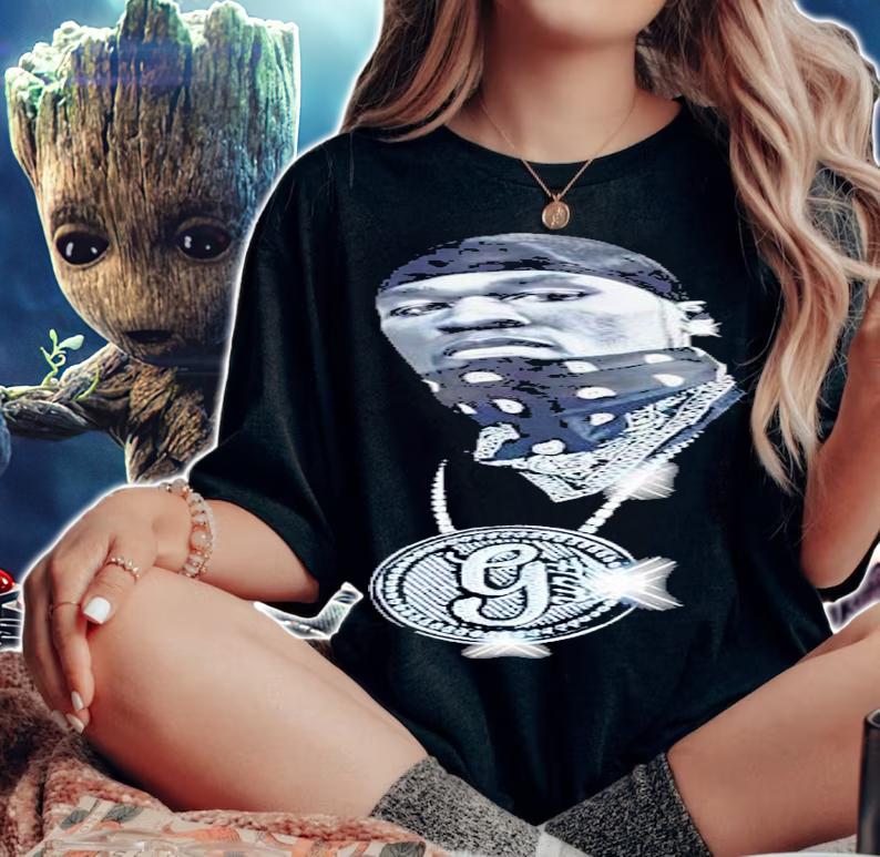 Drake Wearing 50 Cent G-Unit t-shirt woman shirt