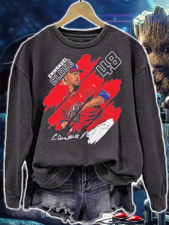 Emmanuel Clase Cleveland Stripes Baseball t-shirt sweatshirt