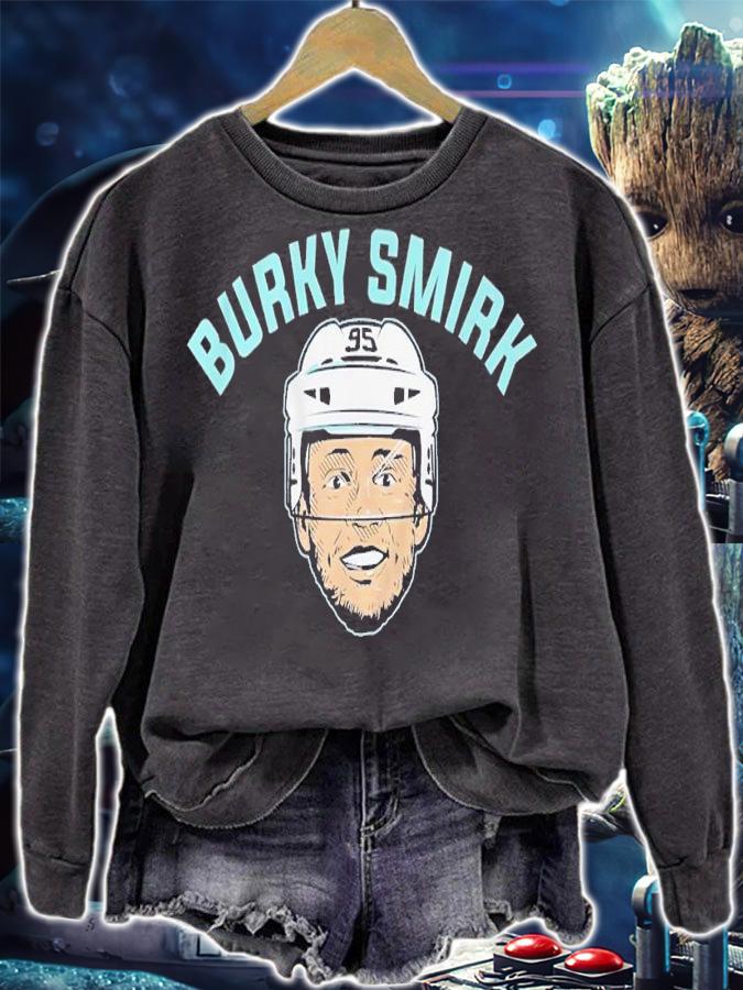 Andr Burakovsky Seattle Kraken hockey Burky smirk funny t-shirt sweatshirt