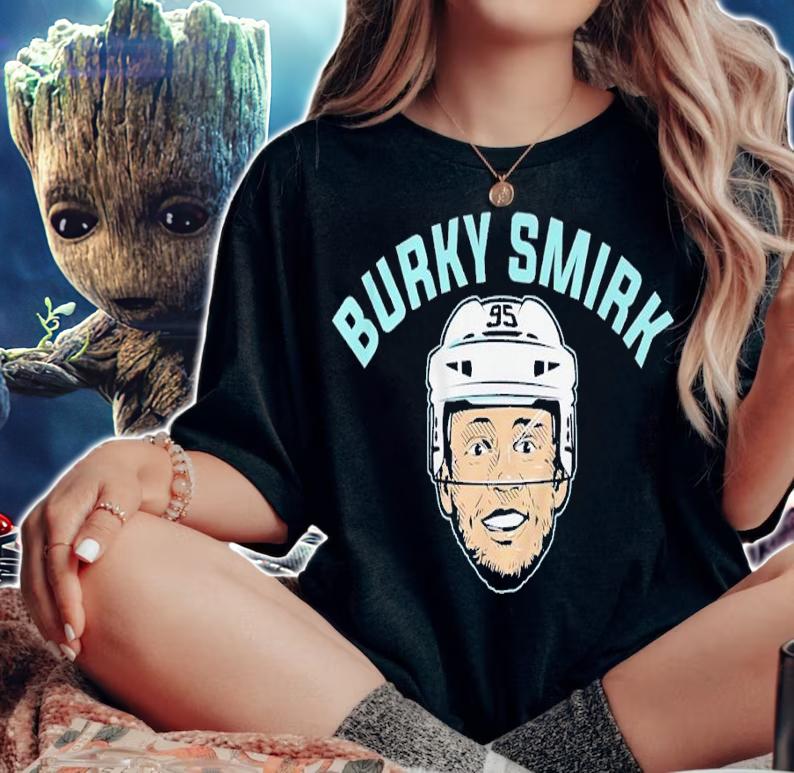 Andr Burakovsky Seattle Kraken hockey Burky smirk funny t-shirt woman shirt