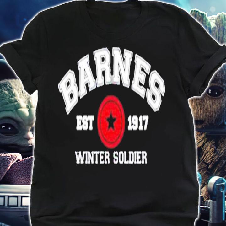 Barnes 1917 Logo Winter Soldier Bucky Barnes Shirt t-shirt shirt