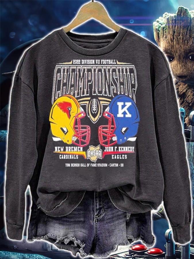 2022 OHSAA Football Division VII State Championship New Bremen Cardinals and John F Kennedy Eagles shirt t-shirt sweatshirt