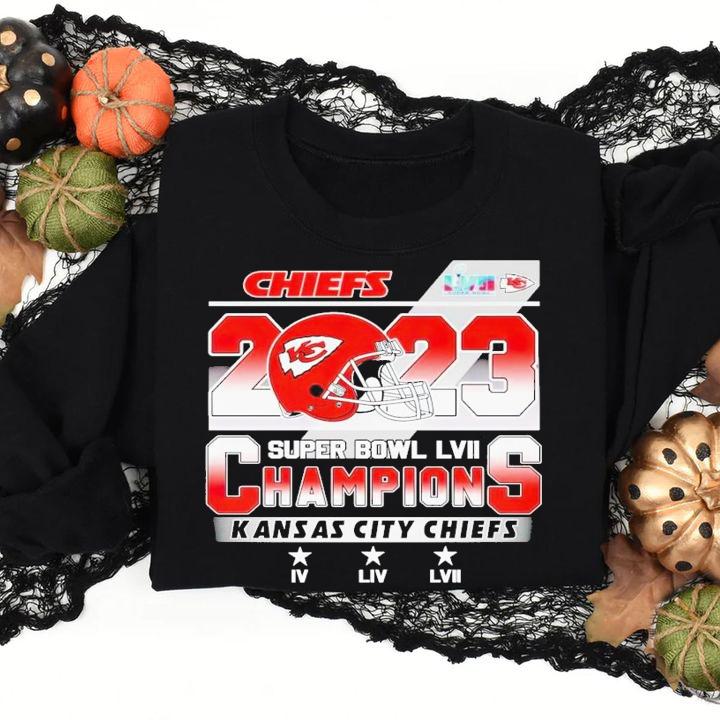 2023 Super Bowl LVII Champions Kansas City Chiefs shirt t-shirt sweatshirt