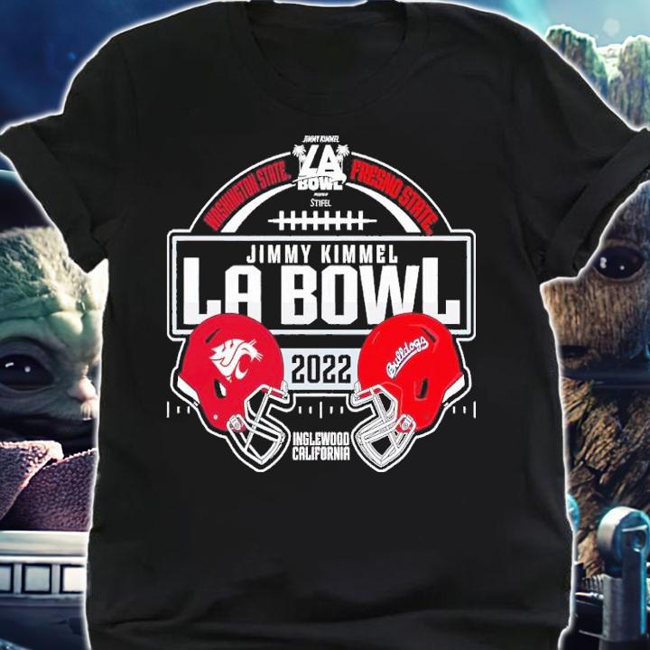 Fresno State Bulldogs vs. Washington State Cougars 2022 Jimmy Kimmel LA Bowl Matchup shirt t-shirt shirt