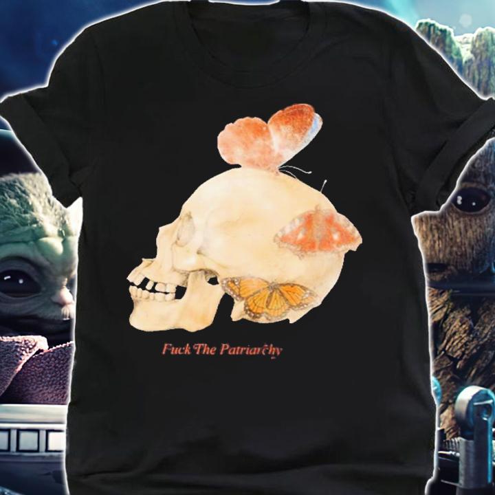 Fuck The Patriarchy Skull Qtcinderella T-Shirt t-shirt shirt