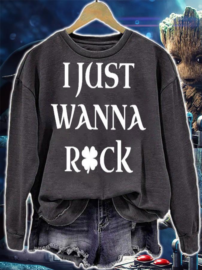 I Just Wanna Shamrock St Patrick Day Shirt t-shirt sweatshirt