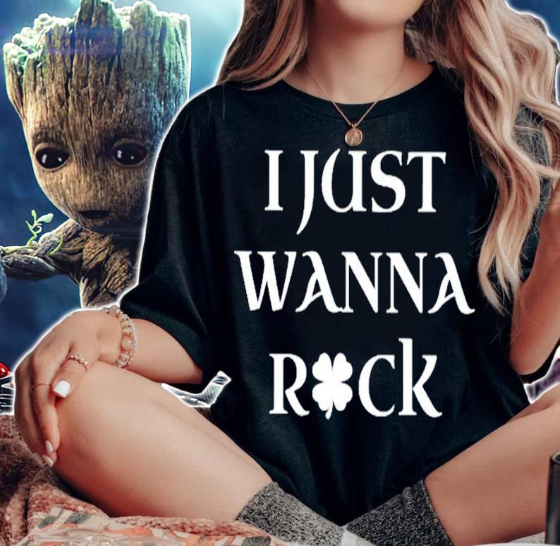 I Just Wanna Shamrock St Patrick Day Shirt t-shirt woman shirt