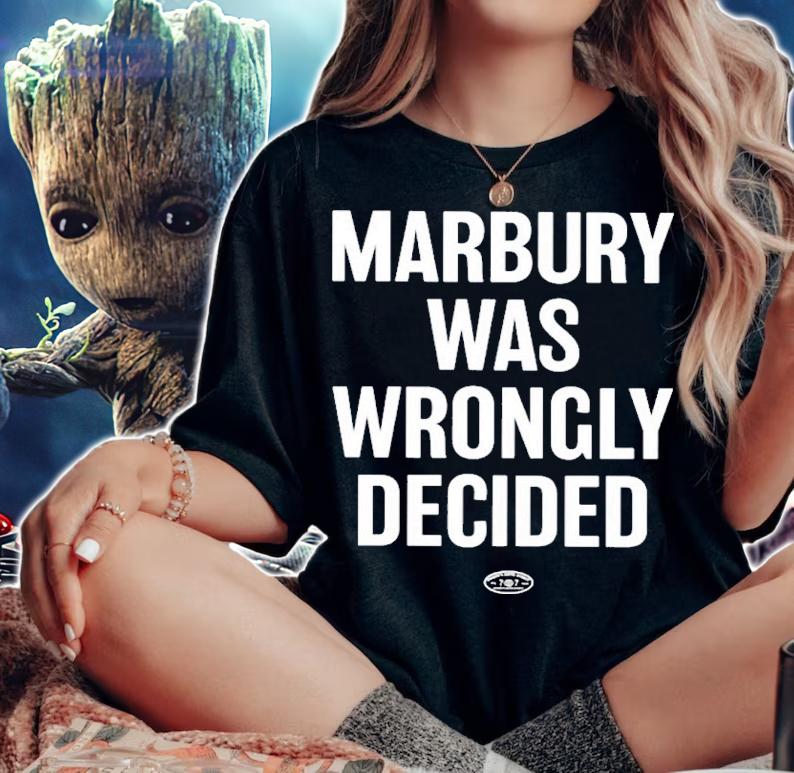 Marbury Was Wrongly Decided Shirt t-shirt woman shirt