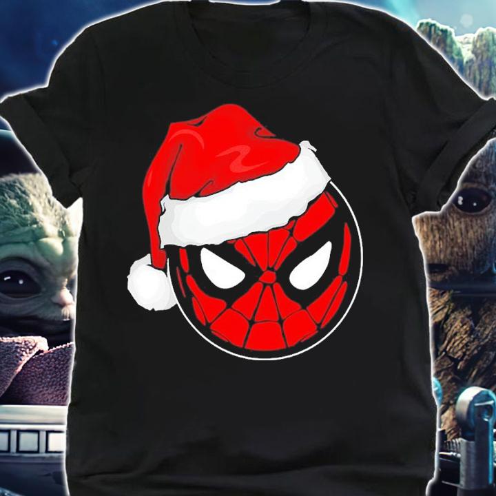 Marvel Christmas Spider-Man Santa Hat shirt t-shirt shirt