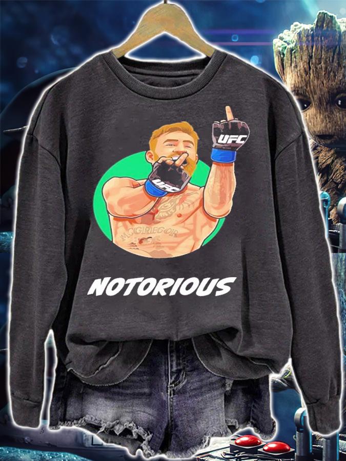 Middle Finger Conor Mcgregor Funny Notorious Shirt t-shirt sweatshirt