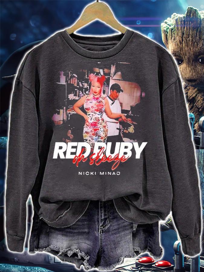 Nicki Minaj Red Ruby Da Sleeze shirt t-shirt sweatshirt