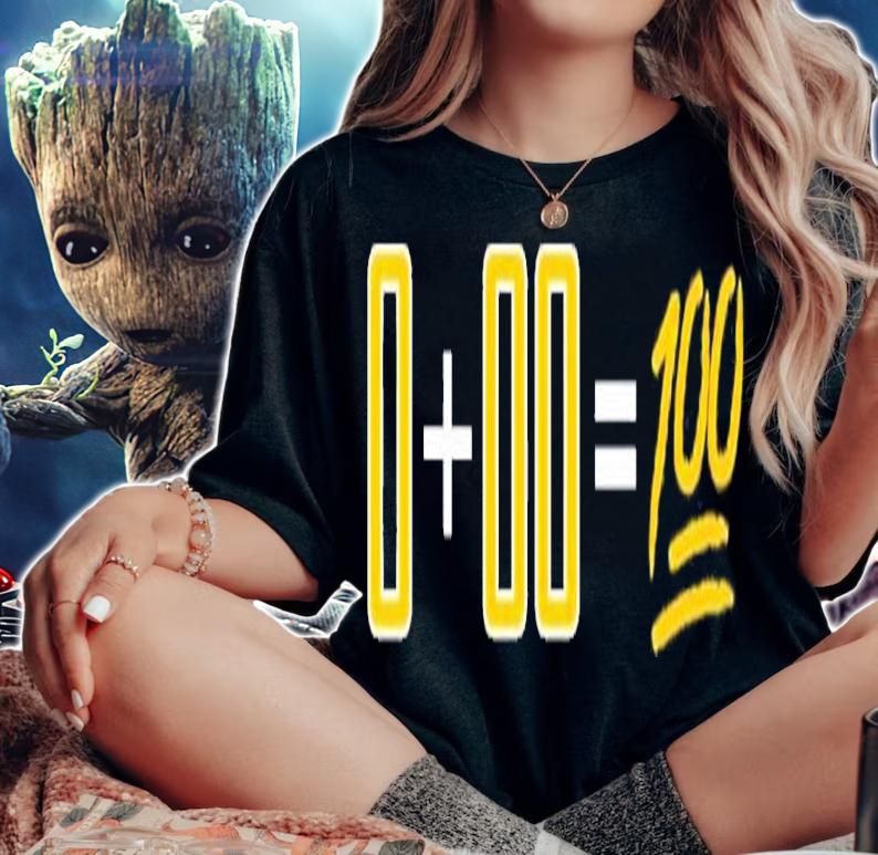 0+00=100 Alex Golden Shirt t-shirt woman shirt