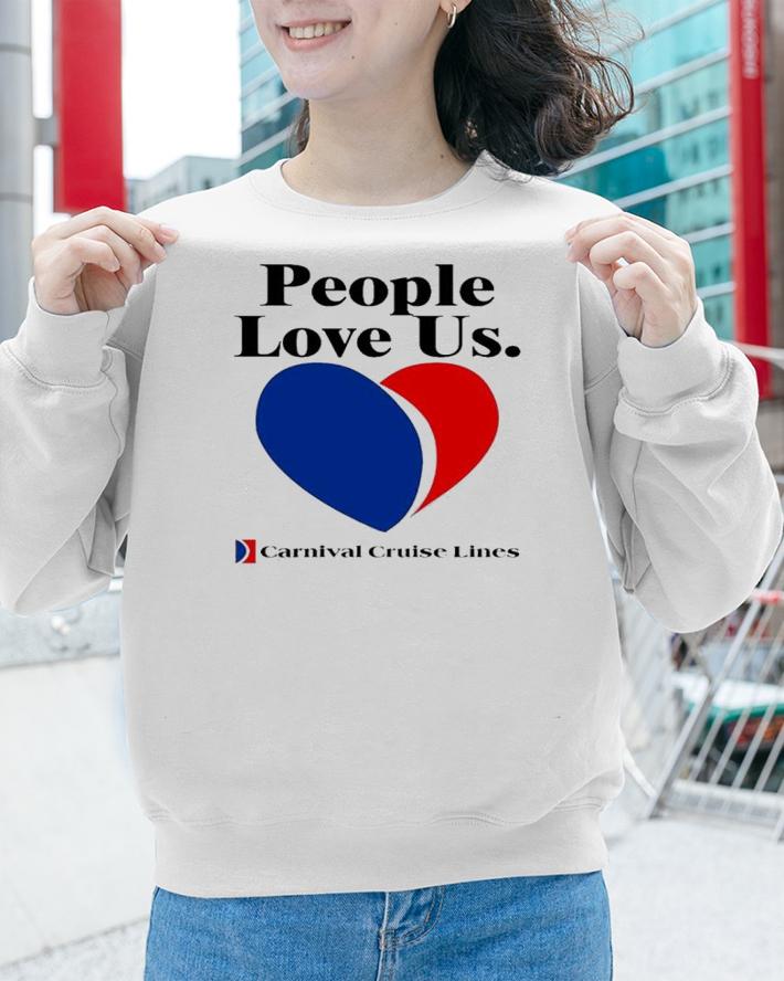 Joe Alwyn People Love Us Carnival Cruise Lines Shirt t-shirt
