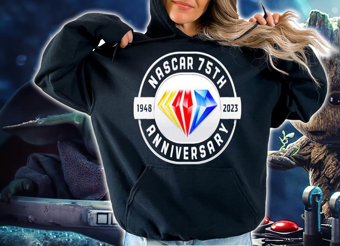 Nascar Checkered Flag 75th Anniversary Logo Shirt t-shirt hoodie
