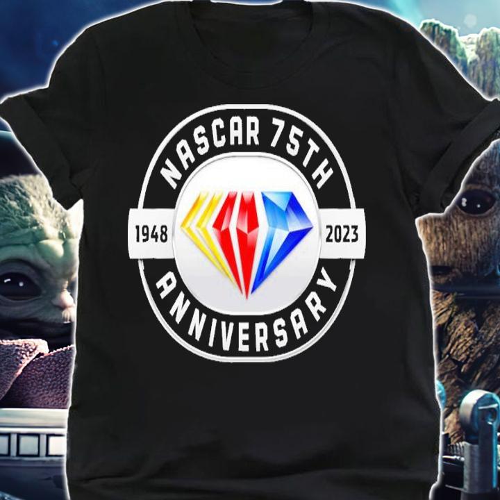 Nascar Checkered Flag 75th Anniversary Logo Shirt t-shirt shirt