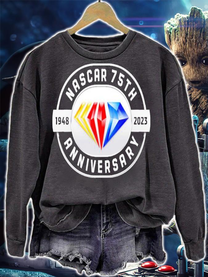 Nascar Checkered Flag 75th Anniversary Logo Shirt t-shirt sweatshirt