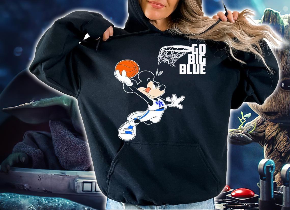 NCAA Kentucky Wildcats go big blue Mickey Mouse shirt t-shirt hoodie