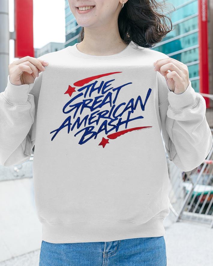 The great American bash retro event logo shirt t-shirt