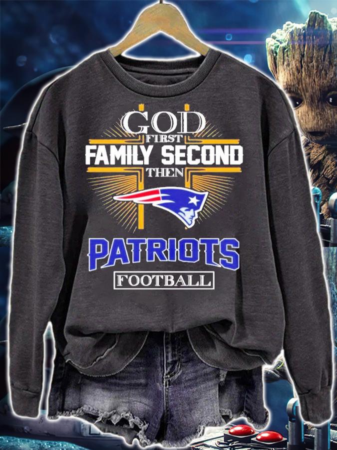 God First Family Second Then Patriots Football 2022 Shirt t-shirt sweatshirt