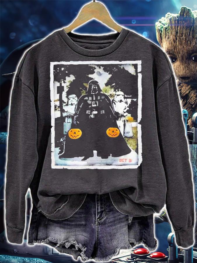 Star Wars Darth Vader Trick Or Treat With Stormtroopers Shirt t-shirt