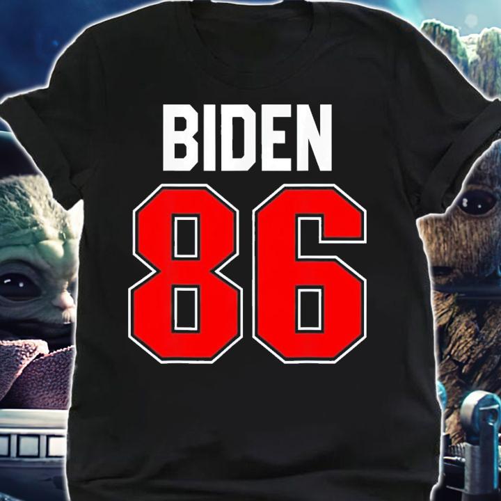 Biden 86 Jersey Anti Biden 86 46 Impeach Biden Hate Biden T-Shirt t-shirt shirt