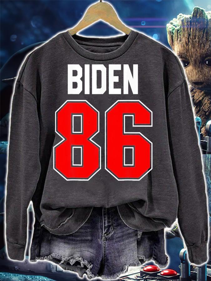 Biden 86 Jersey Anti Biden 86 46 Impeach Biden Hate Biden T-Shirt t-shirt sweatshirt