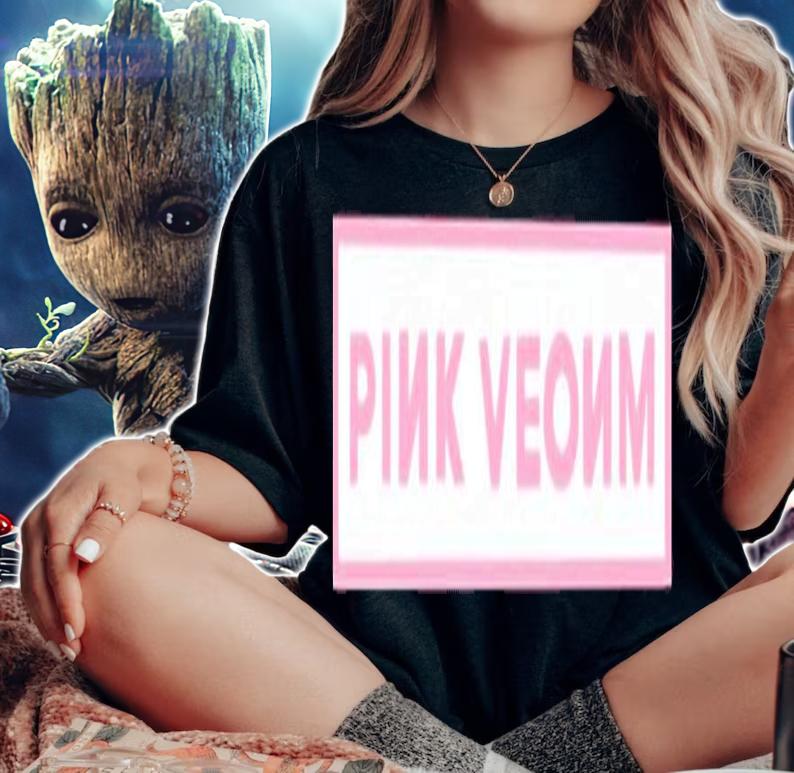 Blackpink Pink Venom Logo Shirt t-shirt