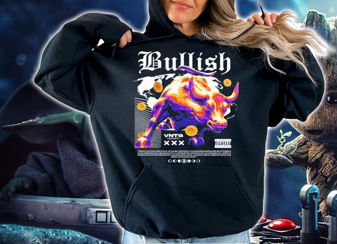 Bullish Cryptocurrency Vintage shirt t-shirt hoodie