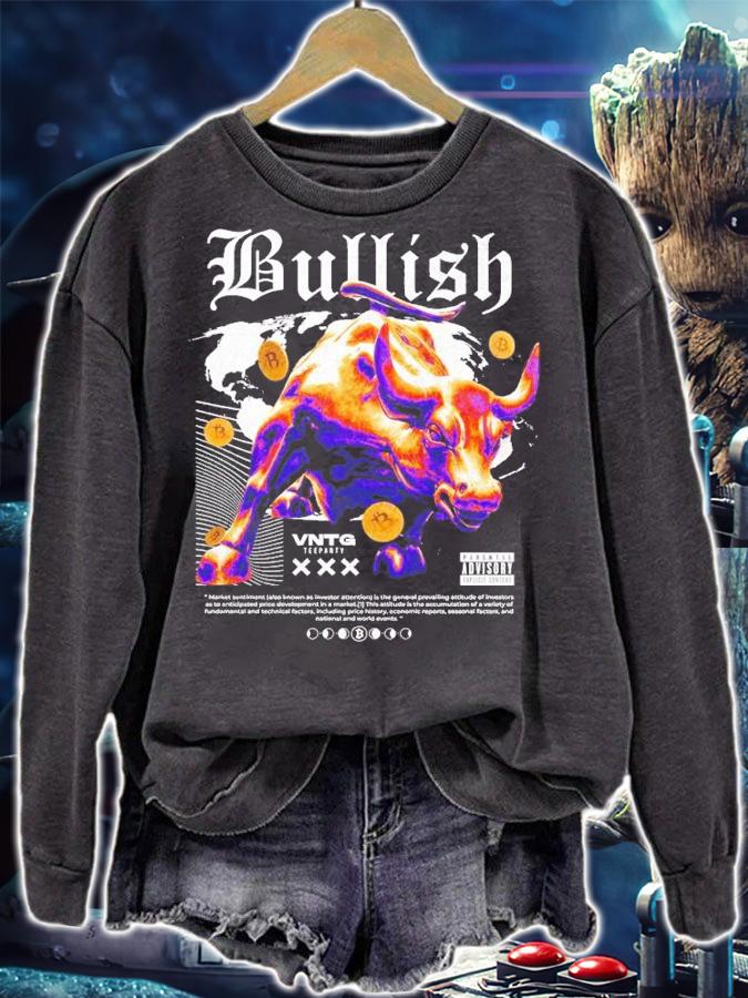 Bullish Cryptocurrency Vintage shirt t-shirt sweatshirt