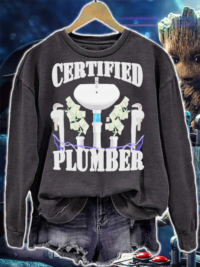 Certified Plumber T-Shirt t-shirt