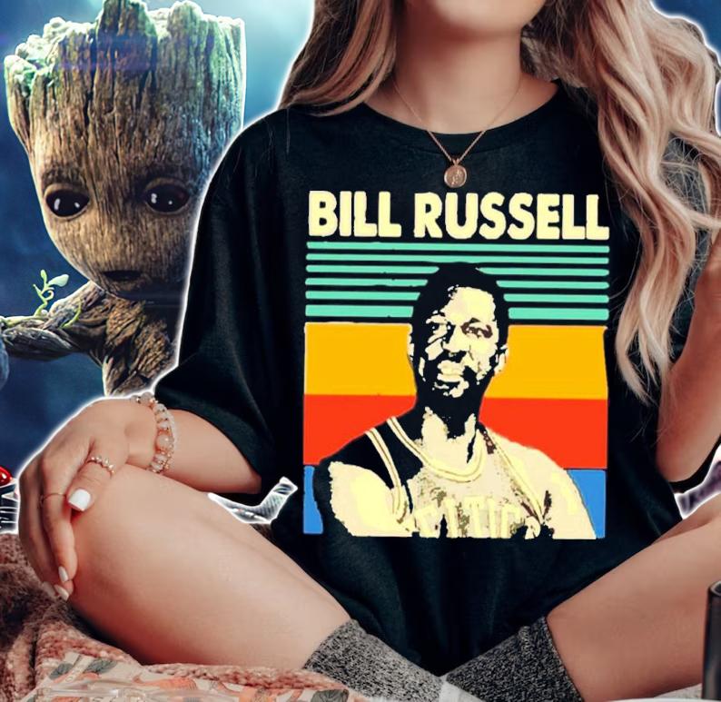 RIP Bill Russell Basketball Vintage Shirt t-shirt