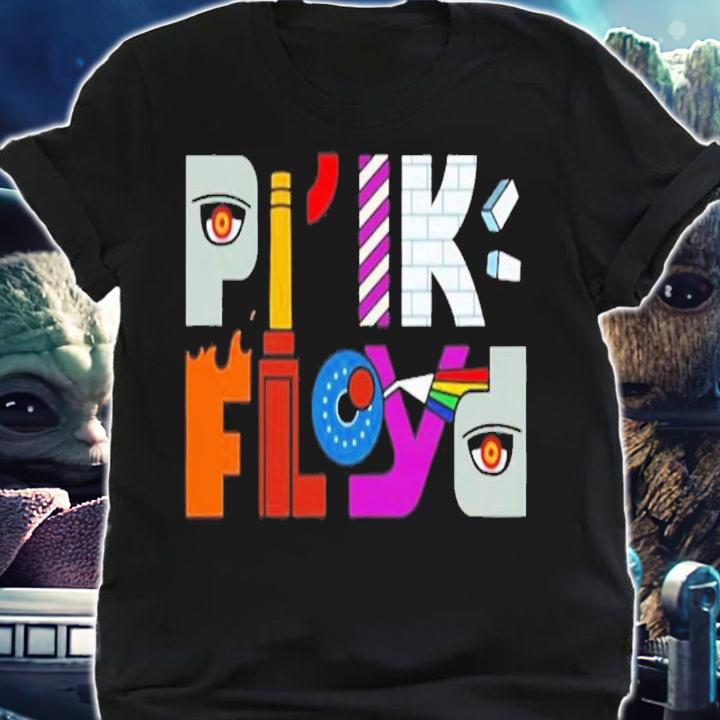 Album Logo Full Color Pink Floyd Band T-Shirt t-shirt shirt