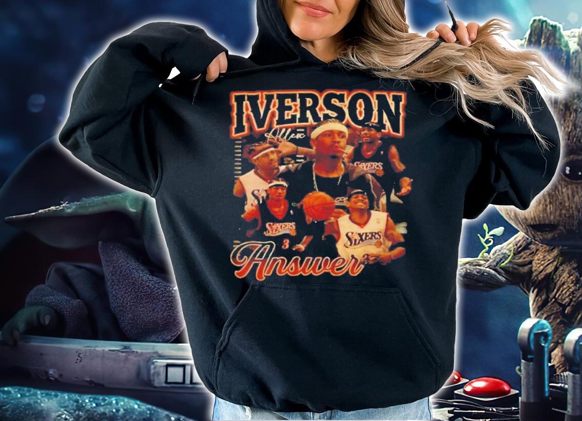 Allen Iverson The Answer MVP Vintage 90s Shirt t-shirt