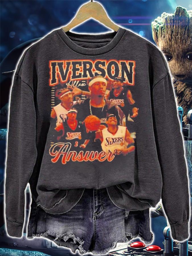 Allen Iverson The Answer MVP Vintage 90s Shirt t-shirt
