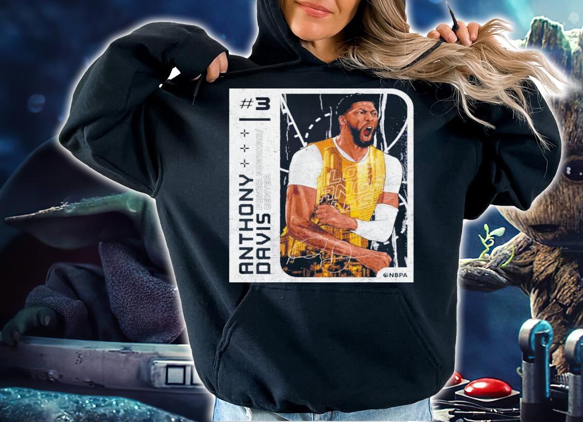 Anthony Davis Los Angeles L Card Basketball Shirt t-shirt