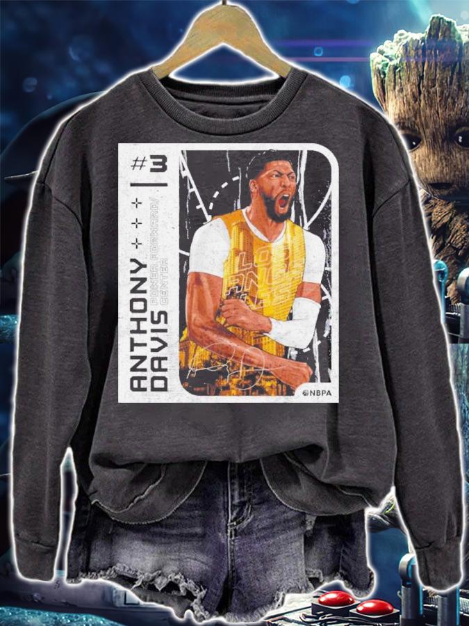 Anthony Davis Los Angeles L Card Basketball Shirt t-shirt