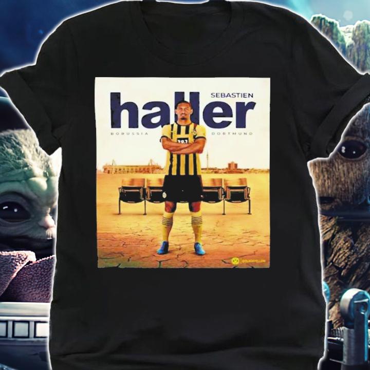 BlackYellow Sebastien Haller Borussia Dortmund Sbastien Romain Teddy Haller Shirt t-shirt