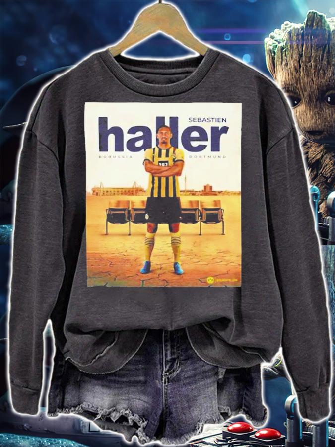 BlackYellow Sebastien Haller Borussia Dortmund Sbastien Romain Teddy Haller Shirt t-shirt