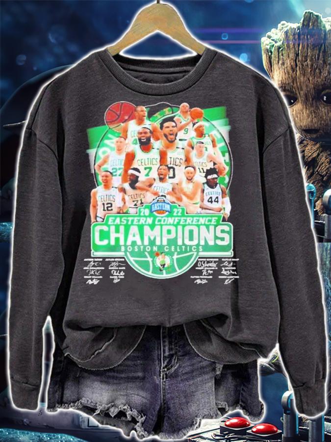 Boston Celtics Eastern Conference Champions Signatures 2022 Shirt t-shirt