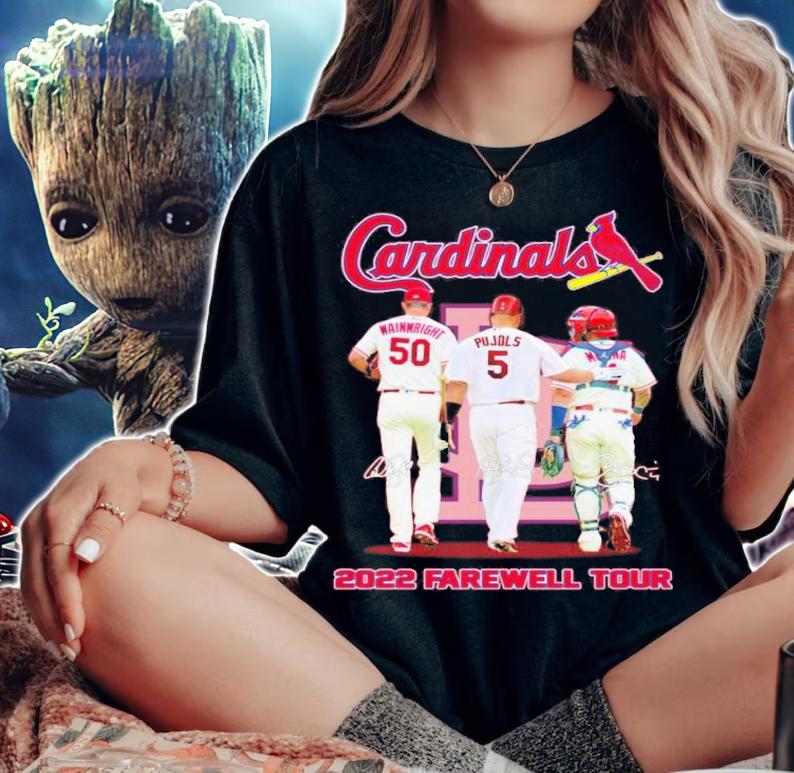 Cardinals 2022 Farewell Tour Lovers Signatures T-Shirt t-shirt
