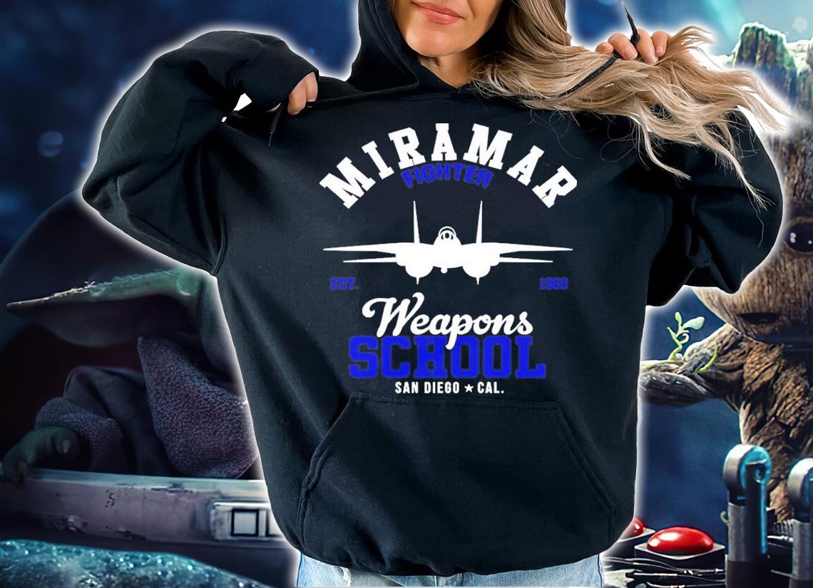 Top Gun Miramar Fighter Weapons School EST 1969 Shirt t-shirt hoodie