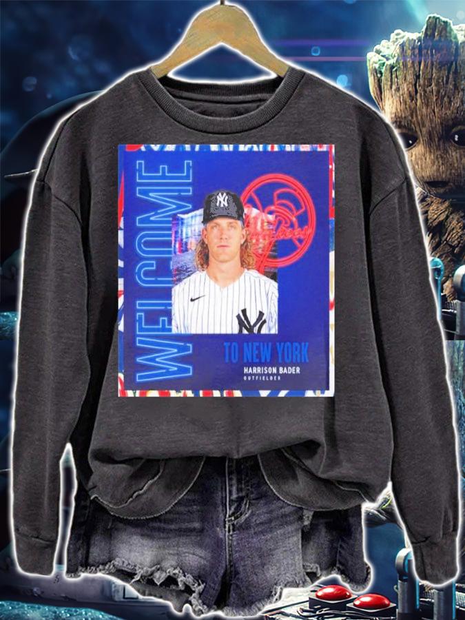 Welcome To New York Yankees Harrison Bader Outfielder Shirt t-shirt